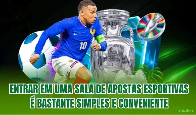 Imagem promocional do aplicativo mobile da 1963bet